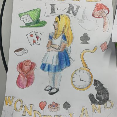 Year 7 & 8 Entry ~ Alice in Wonderland by Milicent Bednarz