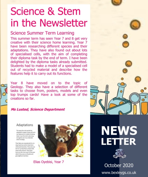 Science Newsletter Articles
