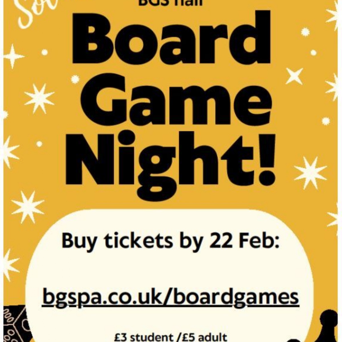 Bexley Grammar School BGS PA Board Game Night