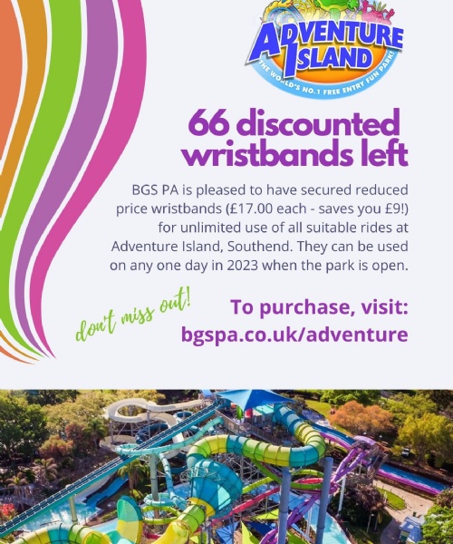 Adventure Island 66 wristbands left