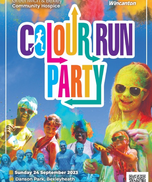 Our school is proudly supporting Greenwich & Bexley Community Hospice’s Colour Run Party on Sunday 24th September.