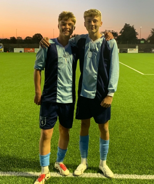 Victory for Kent Footballers Jamie and Austin!