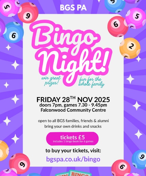 Bingo Night 28/11/25