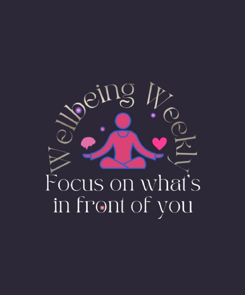 Focus on what's in front of you